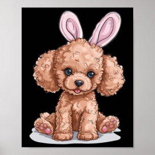 Póster Juguete de perro de perro de caramelo Rama Felices