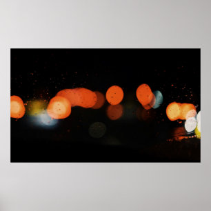 Póster Juguete de plástico blanco y naranja