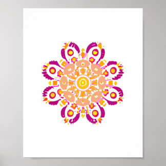 Póster juguete mandala Zoom