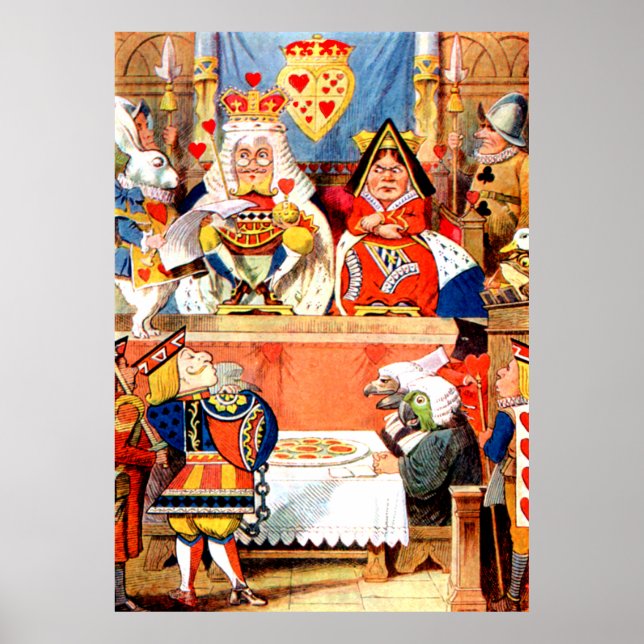 Póster Juicio al Knave of Hearts en Wonderland (Frente)