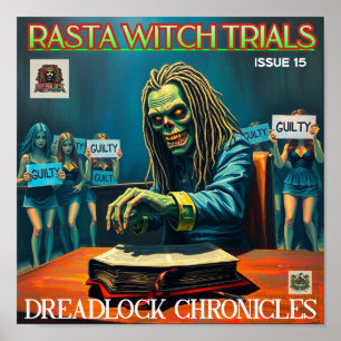 PÓSTER JUICIOS DE RASTA WITCH - EMISIÓN DE CRONICLES DE B