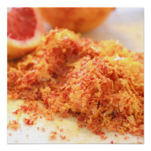 Póster Juicy Citrus Naranjas de sangre y el pecho