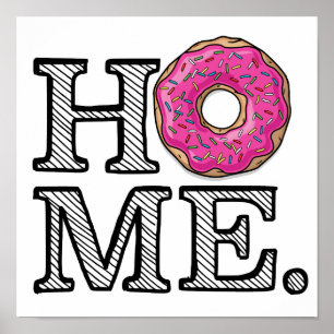 Póster Juicy Delicious De Aroma Rosado