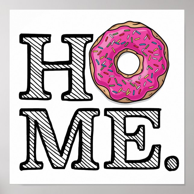 Póster Juicy Delicious De Aroma Rosado (Frente)