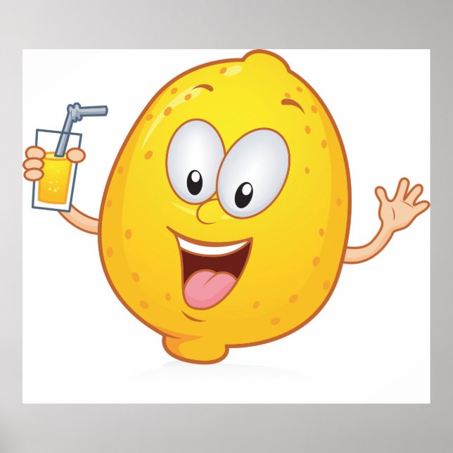 Póster Juicy Lemon Drink (Frente)