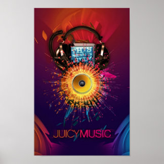 Póster Juicy Music Poster 2010