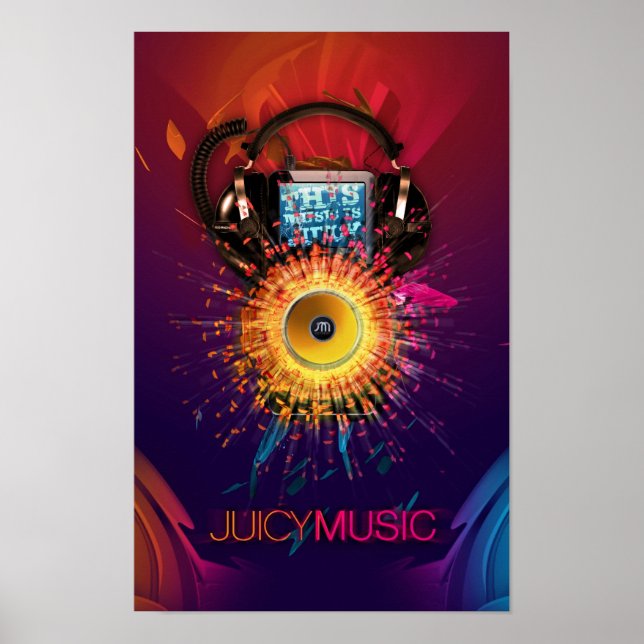 Póster Juicy Music Poster 2010 (Frente)