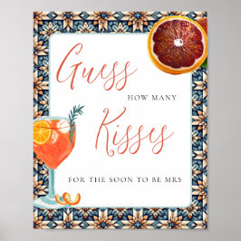 Póster Juicy Naranja Spritz Adivinan Cuántos Juegos De Du