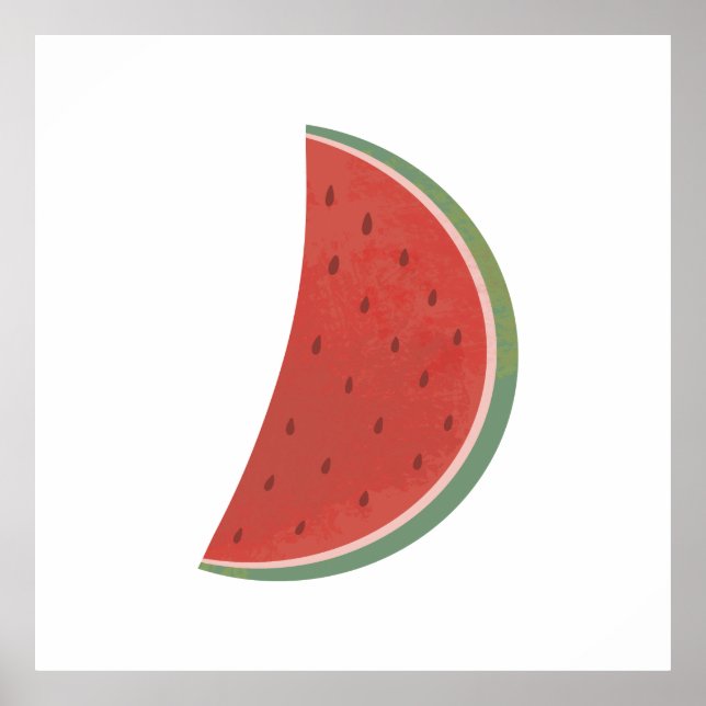 Póster Juicy Watermelon (Frente)