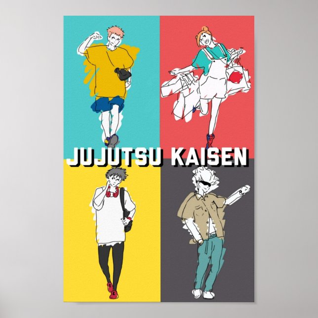 Póster Jujutsu Kaisen Original (Frente)