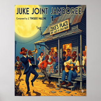 Póster Juke Joint Jamboree Music