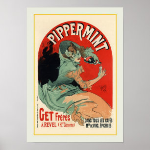 Póster Jules Chéret, anuncio, 1890