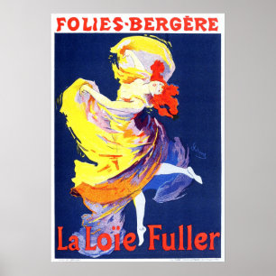 Póster Jules Cheret Folies Bergere Poster
