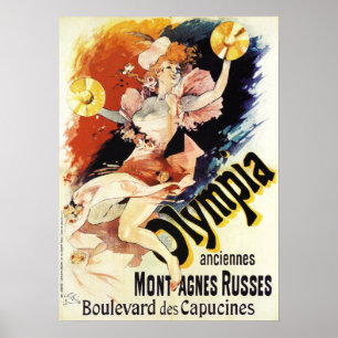Póster Jules Cheret Olympia Poster