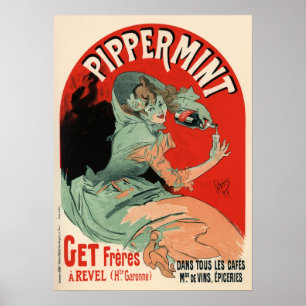 Póster Jules Chéret Pippermint