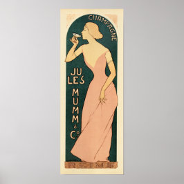 Póster JULES MUMM CHAMPAGNE Maurice Realier Dumas