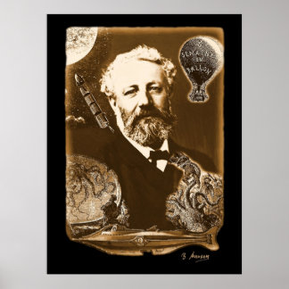Póster Jules Verne Tribute