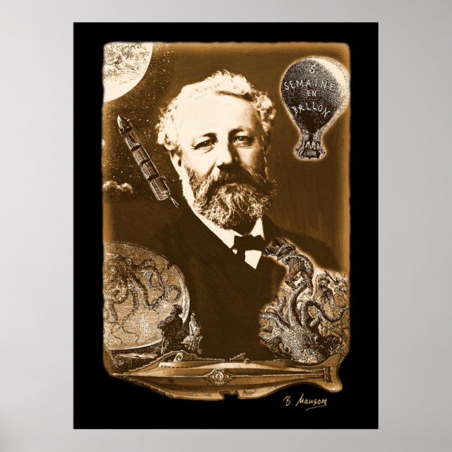 Póster Jules Verne Tribute (Frente)