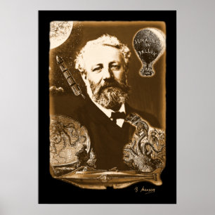 Póster Jules Verne tributo
