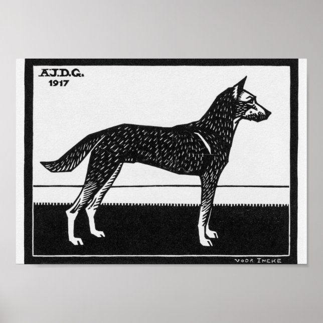 Póster Julie de Graag Perro (Frente)