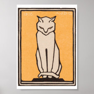 Póster Julie de Graag Sitting Cat