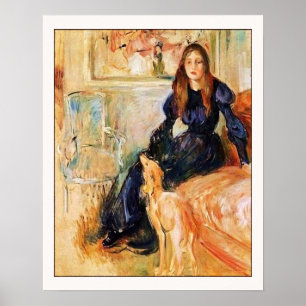 Póster Julie Manet y sus laertes del Greyhound