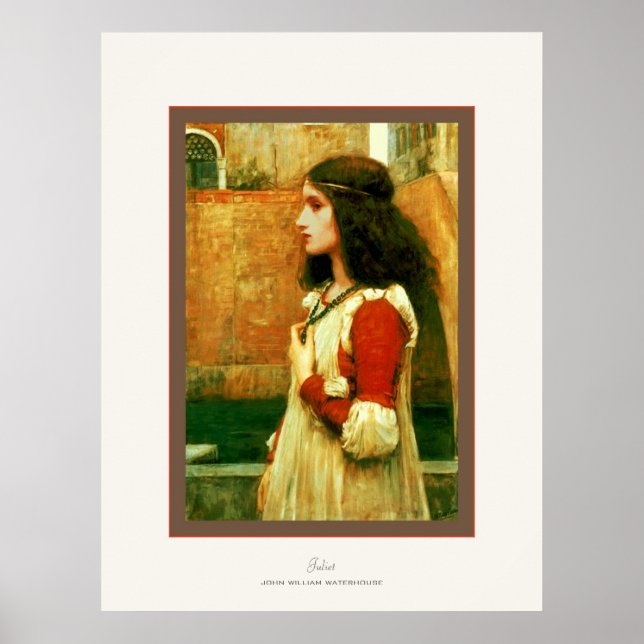 Póster Juliet ~ John William Waterhouse (Frente)