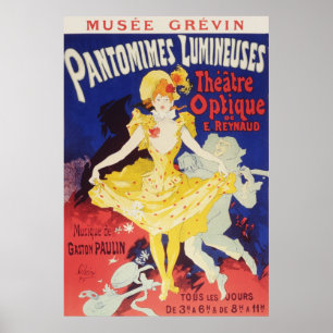Póster Julio Cheret Pantomimes Lumineuses