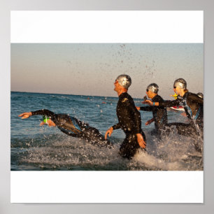 Póster Jump into Ocean