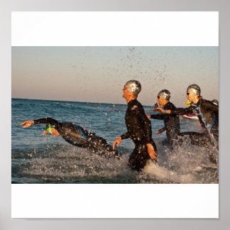 Póster Jump into Ocean