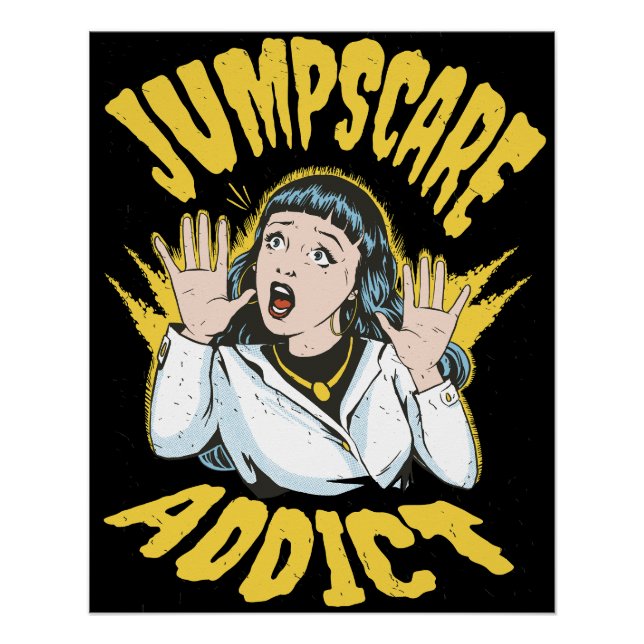 Póster  Jumpscare Addict  (Anverso)