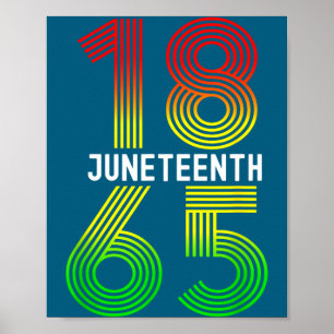 Póster Juneteenth es mi día de la independencia orgullo n