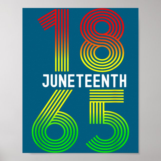 Póster Juneteenth es mi día de la independencia orgullo n (Frente)