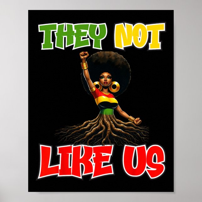 Póster Juneteeth Black History Month No Nos Gustan (Frente)