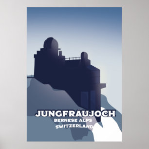 Póster Jungfraujoch, Alpes Berneses Jungfraujoch