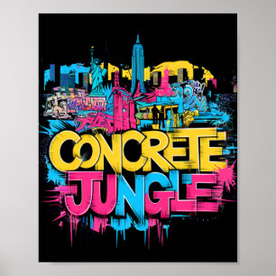 Póster Jungla de hormigón de Nueva York