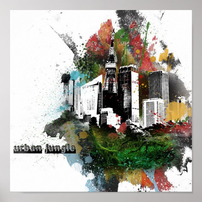 Póster Jungla urbana original (Frente)