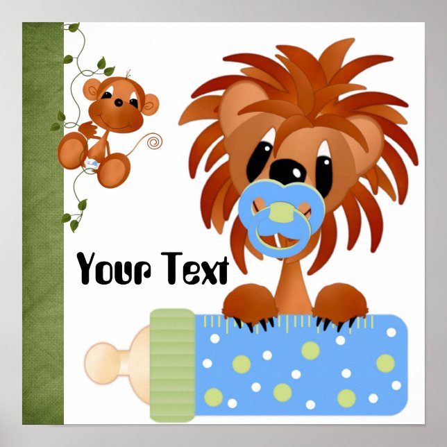 Póster Jungle Babies 2 Print (Frente)