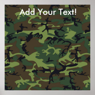 Póster Jungle Camo