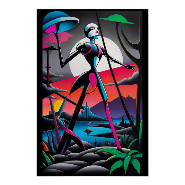 Póster Jungle Hatter (Anverso)