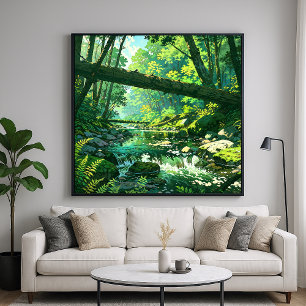 Póster Jungle Ravine