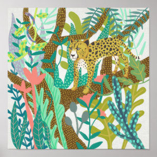 Póster Jungle Roar - Cheetah