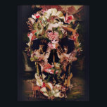 Póster Jungle Skull<br><div class="desc">Ilustracion del cráneo de la jungla por Ali Gulec.</div>