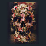 Póster Jungle Skull<br><div class="desc">Ilustracion del cráneo de la jungla por Ali Gulec.</div>