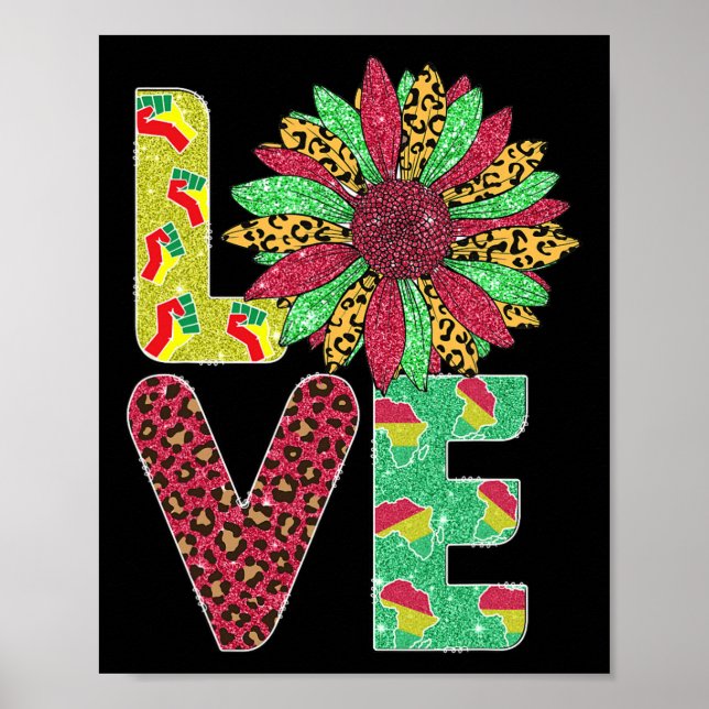 Póster Junio de 1865 Historia negra afroamericana (Frente)