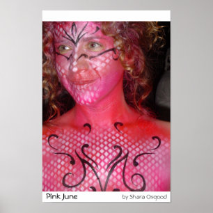 Póster Junio rosa