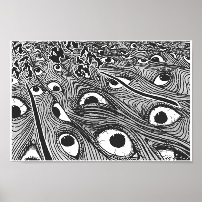 Póster Junji Ito Eyes (Frente)