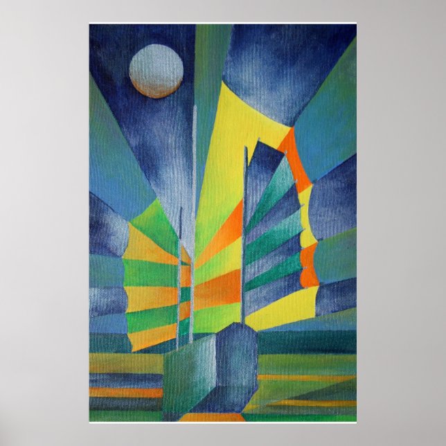 Póster Junk A La Luz De La Luna De La Silencio (Frente)