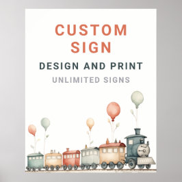 Póster Junta de Rótulo de Personalizado de cumpleaños de 