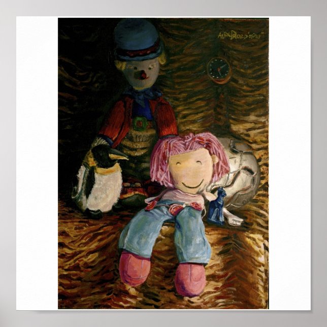 Póster Junto A Un poster Pingüino (Frente)